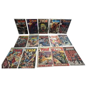 Vintage Comic Book Marvel DC Collection Lot of 15 Books