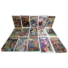 Vintage Comic Book Marvel DC Collection Lot of 15 Books