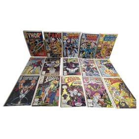 Vintage Comic Book Marvel DC Collection Lot of 15 Books