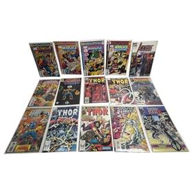 Vintage Comic Book Marvel DC Collection Lot of 15 Books