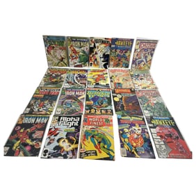 Vintage Comic Book Marvel DC Collection Lot of 15 Books