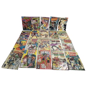 Vintage Comic Book Marvel DC Collection Lot of 15 Books