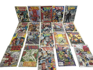 Vintage Comic Book Marvel DC Collection Lot of 20 Books