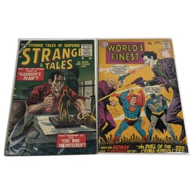 Vintage Comic Book Strange Tales 39 Worlds Finest 177