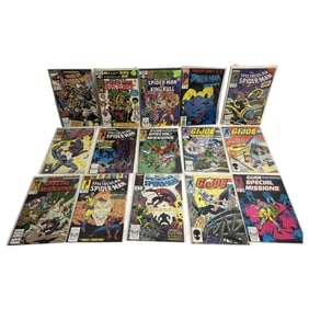 Vintage Comic Book Marvel DC Collection Lot of 15 Books