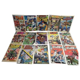 Vintage Comic Book Marvel DC Collection Lot of 15 Books