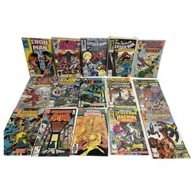 Vintage Comic Book Marvel DC Collection Lot of 15 Books