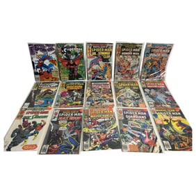 Vintage Comic Book Marvel DC Collection Lot of 15 Books