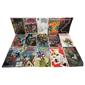 Vintage Comic Book Marvel DC Collection Lot of 15 Books