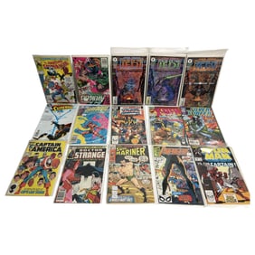 Vintage Comic Book Marvel DC Collection Lot of 15 Books