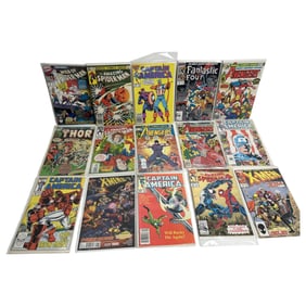 Vintage Comic Book Marvel DC Collection Lot of 15 Books