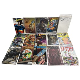 Vintage Comic Book Marvel DC Collection Lot of 15 Books