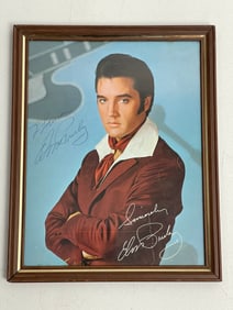 Rare Original Signed Photograph from Elvis Presley