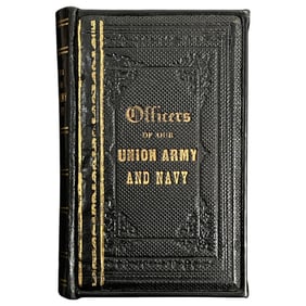 Antique 1862 Officers of Our Union Army and Navy Volume 1 Book 30 Litho Portraits