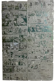 Dick Tracy, Sunday Comics Original Metal Printing Plate