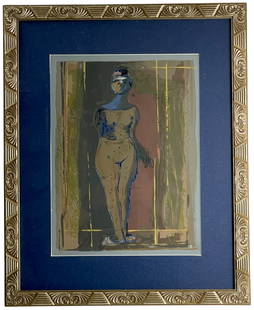 Marino Marini Suite Limited Edition Printing Plate, 116/500: Marino Marini Suite Limited Edition Printing Plate, 116/500. Originally printed in a limited edition of 2000 copies which were cancelled. Of this edition 500 copies were specially numbered and