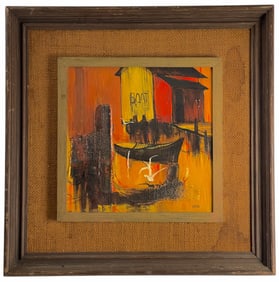 Irwin Brown (1928 - 2020) - Signed Oil on Board