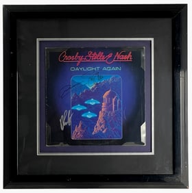 Crosby, Stills, Nash & Young - Daylight Again Band Signed Vinyl Record