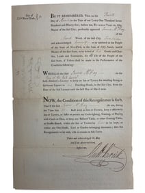 Richard Varick (1753-1831) Former NY Attorney General Hand-Signed Letter Dated March 4, 1795