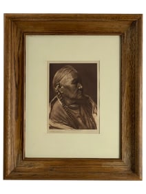 Edward Sheriff Curtis (1858-1952) - Cheyenne Female Profile Photogravure