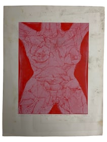 Bernard Childs - ""The Receptive" Pencil Signed & Titled Print in Colors 53/250