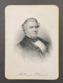 Millard Fillmore c. 1870 Engraving Portrait