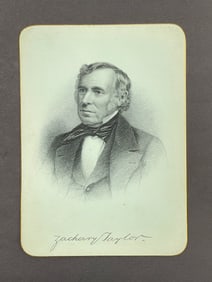 Zachary Taylor (12th US President) - Original Portrait Engraving