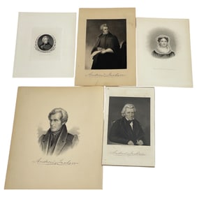 Andrew Jackson (1767-1845) 7th US President Engraving Collection