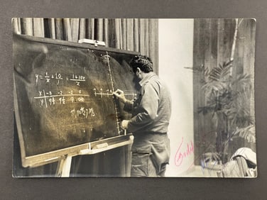 Fidel Castro Signed B&W Photograph