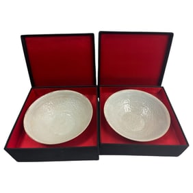 Chinese Celadon Pair of Bowl Song Dynasty 7.1"