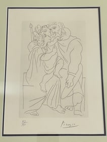 Pablo Picasso (1881-1973) - Couple & Child Lysistrata Signed & Numbered Etching 43/150