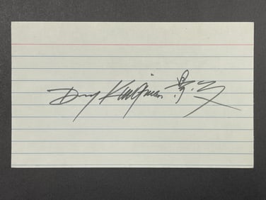 Dong Kingman (Chinese-American Artist, 1911-2000) Cut Signature