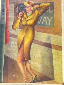 John Jules Billington (1900-1972) Oil on Canvas 1932 Signed and Dated Painting