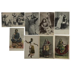 Antique Nude Erotic Ethnic Real Photo Postcard Collection Lot