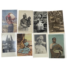 Antique Nude Erotic Ethnic Real Photo Postcard Collection Lot