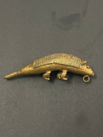 Pre Colombian Tairona Tumbaga Pendant Mixed Metal Ancient Animal