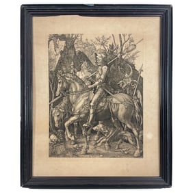 Knight, Death and the Devil (1513) Albrecht Dürer Engraving