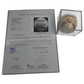 Hank Aaron Signed Baseball with JSA Certificate