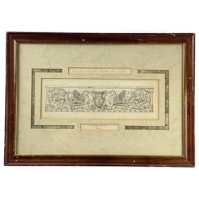 Charles Heathcote Tatham (1772-1842) Fragment of Fireze Etching