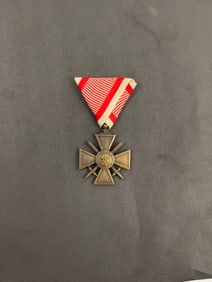 WWII French Medal Croix De Guerre For Foreign Operations