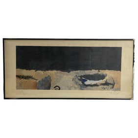 Georges Braque (1882-1963) - "La Barque sur la Greve" Hand Signed & Numbered Lithograph 110/300