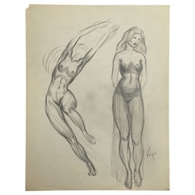 Alberto Vargas - Vargas Girls Original Signed Pin Up Art