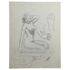 Alberto Vargas - Vargas Girls Original Signed Pin Up Art
