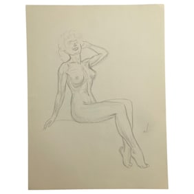 Alberto Vargas - Vargas Girls Original Signed Pin Up Art