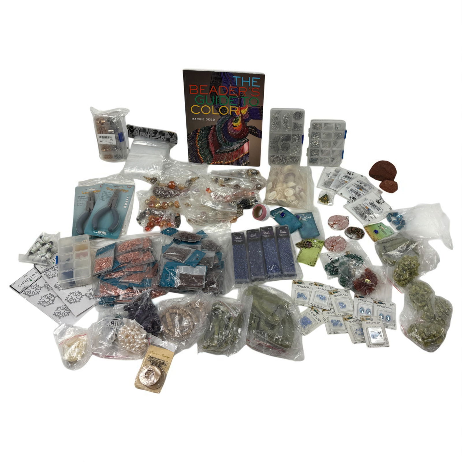 Swarovski Crystal Gemestone Bead Jewelry Making Supply Lot (1 of 3)