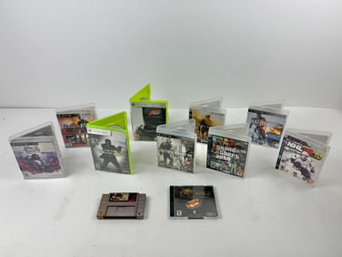 Vintage PS3 Xbox Nintendo PC Game Lot