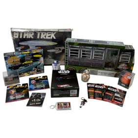 Vintage Toy Assorted Star Trek & Star Wars Collectibles