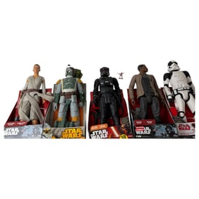 Vintage Star Wars 12" Big Figurine Lot