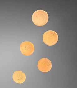 Egyptian Votive Terracotta Tomb Dishes (Set of 5) – Late Period, circa 664–332 BC