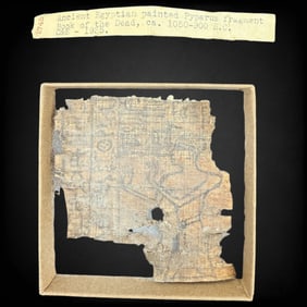 Egyptian Papyrus Fragment from the Book of the Dead – Late Period, circa 664–332 BC